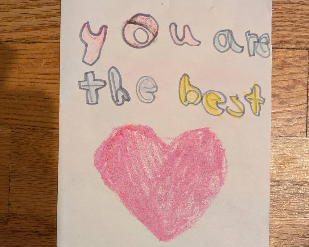 Drawing shared by a Levi Life Skills family during in-home autism services